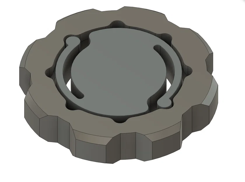 Mô hình Print In Place Clicky Fidget Wheel giải tỏa căng thẳng - Image 1