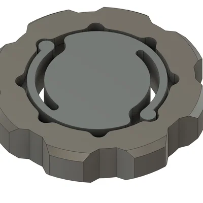 Mô hình Print In Place Clicky Fidget Wheel giải tỏa căng thẳng