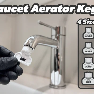 Bộ Khóa Vặn Đầu Vòi Nước (Aerator Key) | 4 Kích Thước