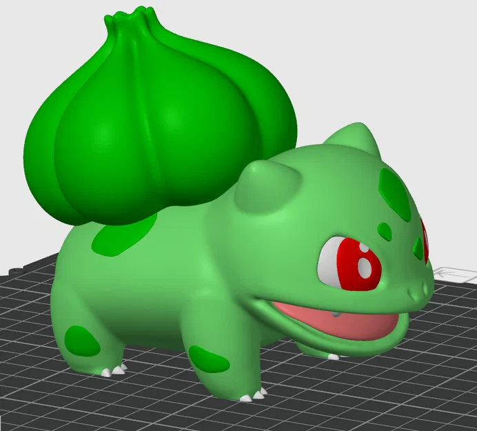 Mô hình Bulbasaur in 3D nhiều màu lắp ghép chi tiết - Image 1