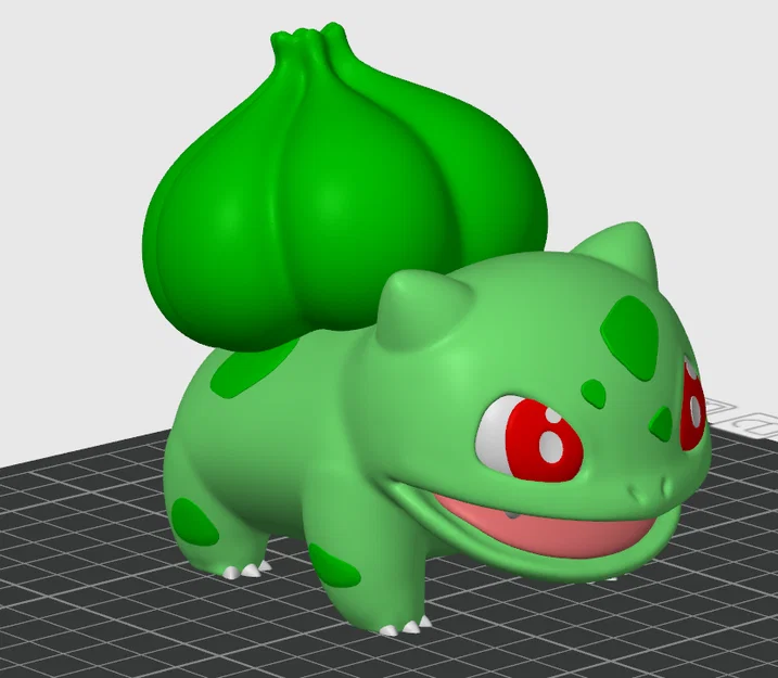 Mô hình Bulbasaur in 3D nhiều màu lắp ghép chi tiết - Image 2