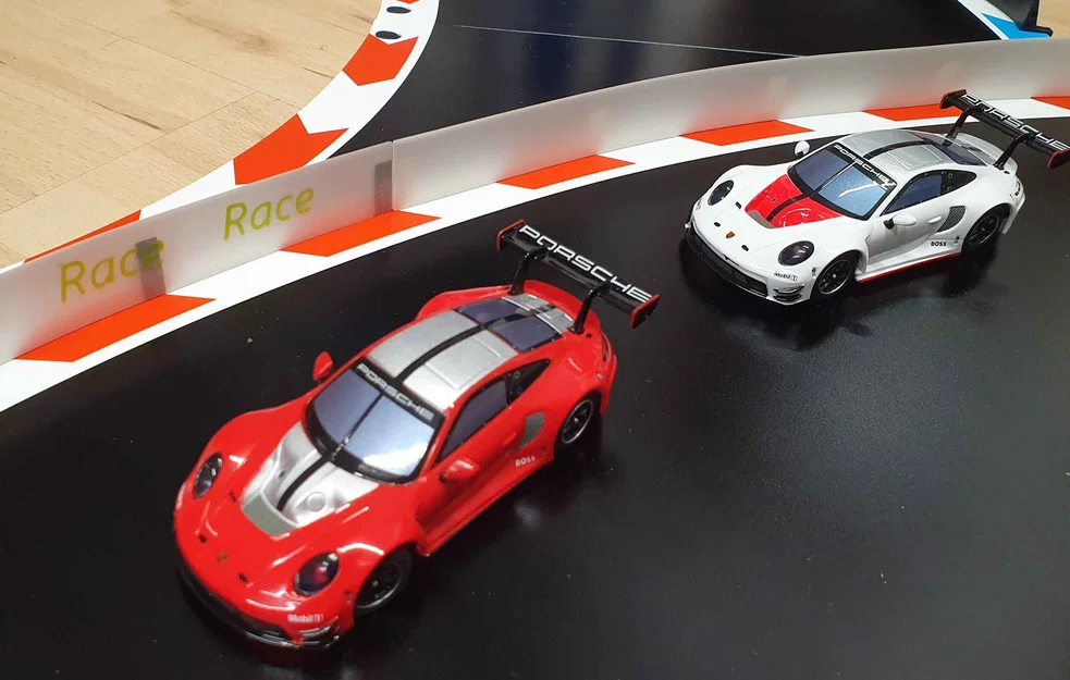 Thanh chắn đường đua Carrera Hybrid 250mm - Tự in 3D cực tiết kiệm - Image 1