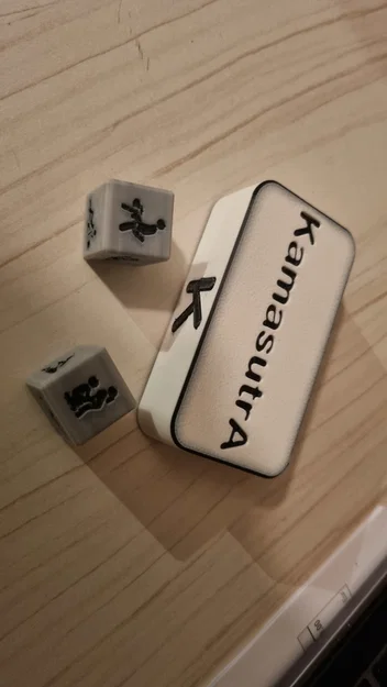 Bộ xúc xắc trò chơi Kamasutra in 3D độc đáo - Image 1