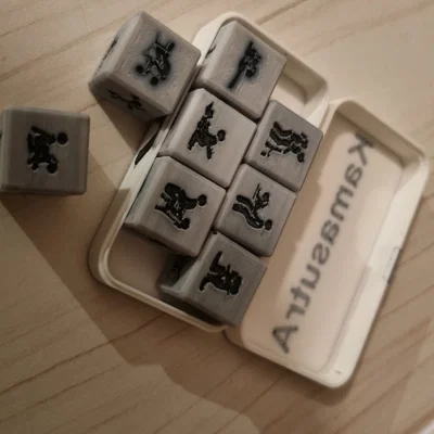 Bộ xúc xắc trò chơi Kamasutra in 3D độc đáo