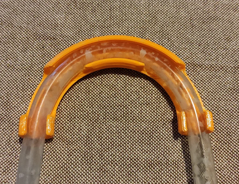 Giá đỡ ống/vòi uốn cong dễ in (Parametric) - Image 2