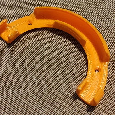 Giá đỡ ống/vòi uốn cong dễ in (Parametric)