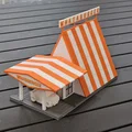 Mô hình cửa hàng Whataburger cổ điển tỷ lệ 1:64 cho diorama - Thumbnail 5