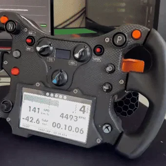 Ốp màn hình VoCore 4 inch và 5 inch cho vô lăng Fanatec McLaren GT3