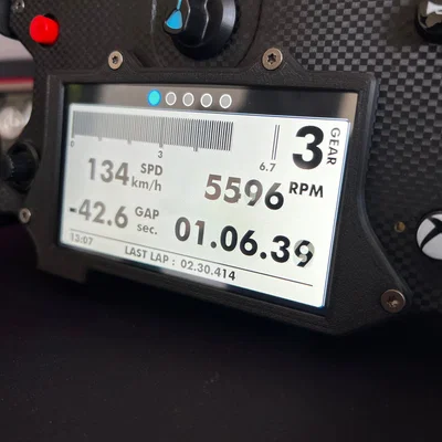 Ốp màn hình VoCore 4 inch và 5 inch cho vô lăng Fanatec McLaren GT3