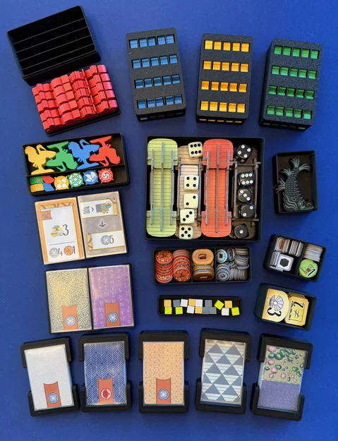 Khay đựng The White Castle và bản mở rộng Matcha (hỗ trợ bọc bài, lưới meeple) - Image 1