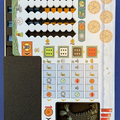 Khay đựng The White Castle và bản mở rộng Matcha (hỗ trợ bọc bài, lưới meeple)