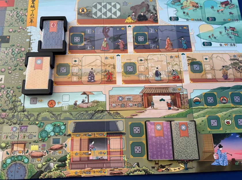 Khay đựng The White Castle và bản mở rộng Matcha (hỗ trợ bọc bài, lưới meeple) - Image 8