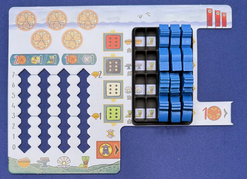 Khay đựng The White Castle và bản mở rộng Matcha (hỗ trợ bọc bài, lưới meeple) - Image 10