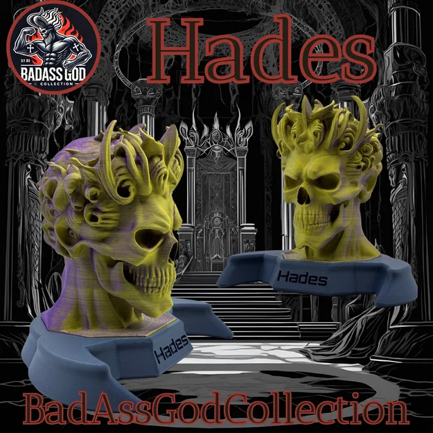 Mô hình Đầu lâu Hades - Hades Skull - Image 1
