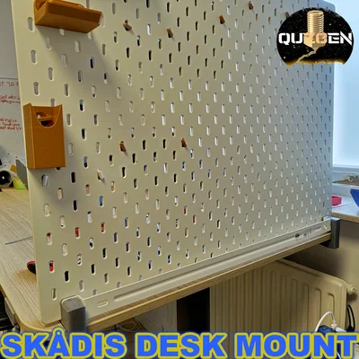 Giá treo bảng Ikea Skådis gắn bàn làm việc