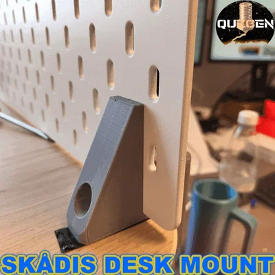 Giá treo bảng Ikea Skådis gắn bàn làm việc