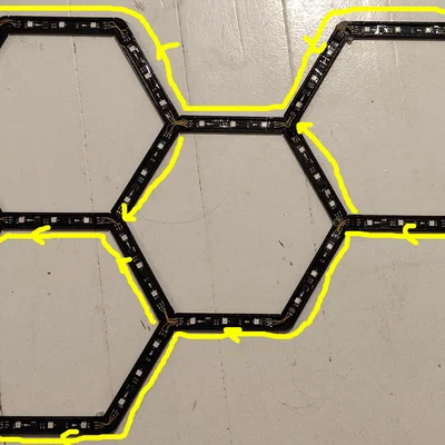 Đèn Hexagon Light trang trí