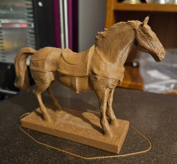 Tượng Ngựa Chiến Với Giáp Trụ Tinh Xảo - File In 3D Độc Đáo - Image 2