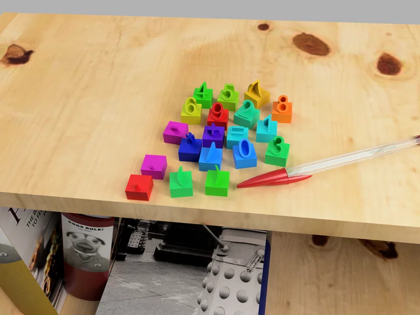 Khối số Number Bricks tương thích Lego in 3D sáng tạo - Image 3