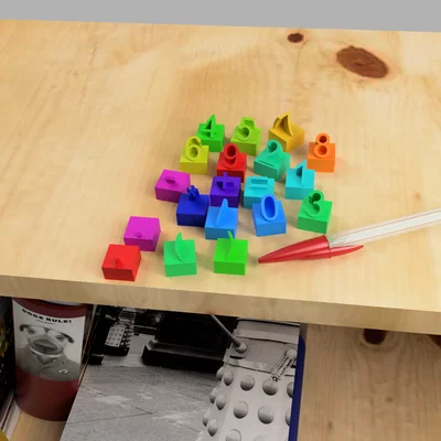 Khối số Number Bricks tương thích Lego in 3D sáng tạo