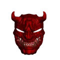 Full Oni Mask #2 - Mặt nạ quỷ Oni hai phần - Thumbnail 2