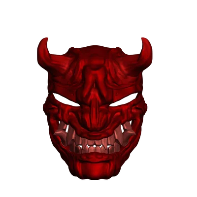 Full Oni Mask #2 - Mặt nạ quỷ Oni hai phần