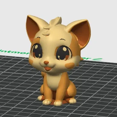 Mô hình Mèo Nhỏ Đáng Yêu (Cute Little Kitty) trang trí 3D siêu xinh