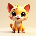Mô hình Mèo Nhỏ Đáng Yêu (Cute Little Kitty) trang trí 3D siêu xinh - Thumbnail 2