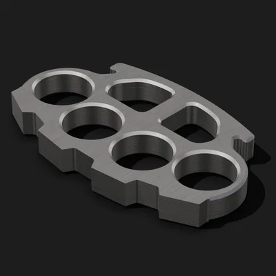 Mô hình Nắm Đấm Nhựa (Plastic Knuckles) tự vệ