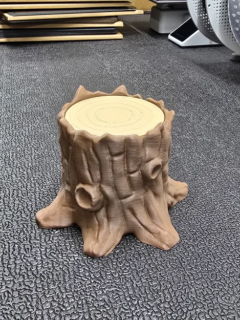 Hộp Đựng Hình Gốc Cây - Bao Gồm Đế Và Nắp - Image 1