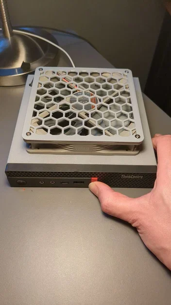 Nắp máy Lenovo Tiny M720Q M720X M920X hỗ trợ lắp quạt 120mm hoặc 140mm - Image 1