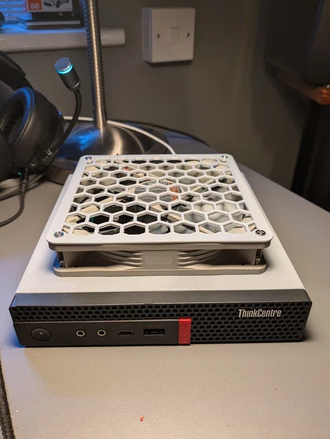 Nắp máy Lenovo Tiny M720Q M720X M920X hỗ trợ lắp quạt 120mm hoặc 140mm - Image 2