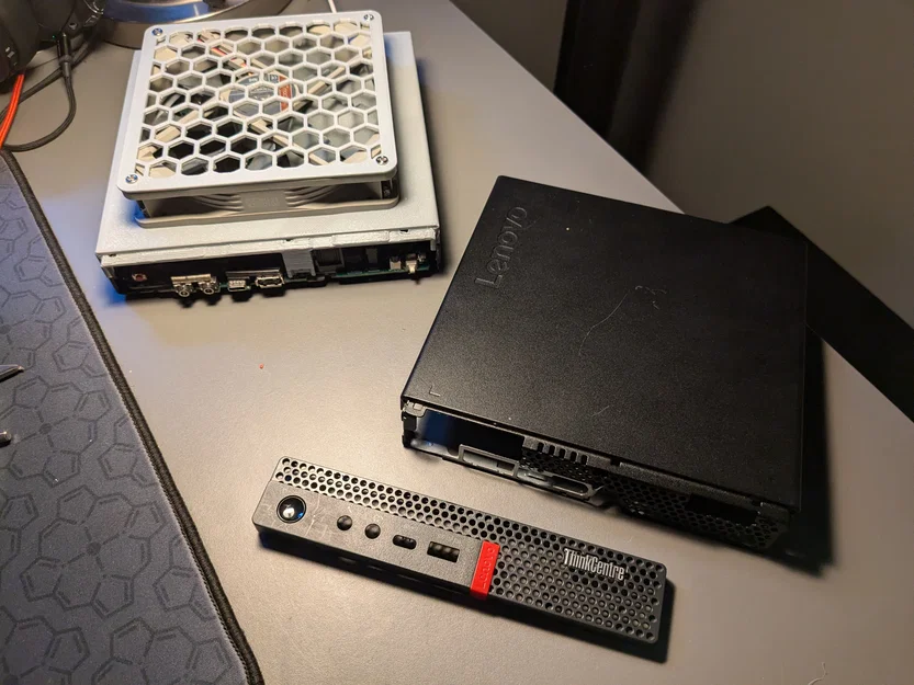 Nắp máy Lenovo Tiny M720Q M720X M920X hỗ trợ lắp quạt 120mm hoặc 140mm - Image 3