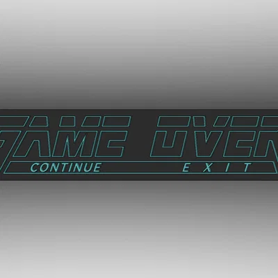 Nam châm tủ lạnh GAME OVER (Metal Gear Solid) - Hỗ trợ in nhiều màu, tháo lắp linh hoạt
