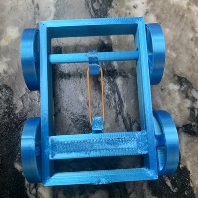 Mô hình xe chạy bằng dây thun (Rubber band car)