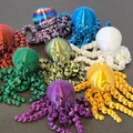 Mô hình chú bạch tuộc dễ thương (Cute Octopus) - Fidget Toy in 3D - Thumbnail 1