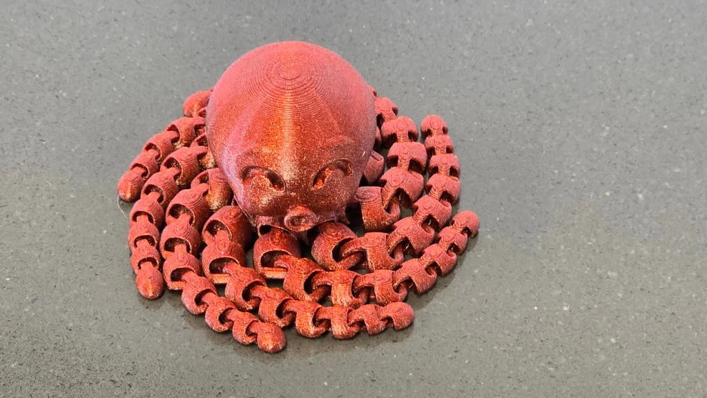 Mô hình chú bạch tuộc dễ thương (Cute Octopus) - Fidget Toy in 3D - Image 2