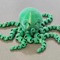 Mô hình chú bạch tuộc dễ thương (Cute Octopus) - Fidget Toy in 3D - Thumbnail 3