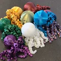 Mô hình chú bạch tuộc dễ thương (Cute Octopus) - Fidget Toy in 3D - Thumbnail 6