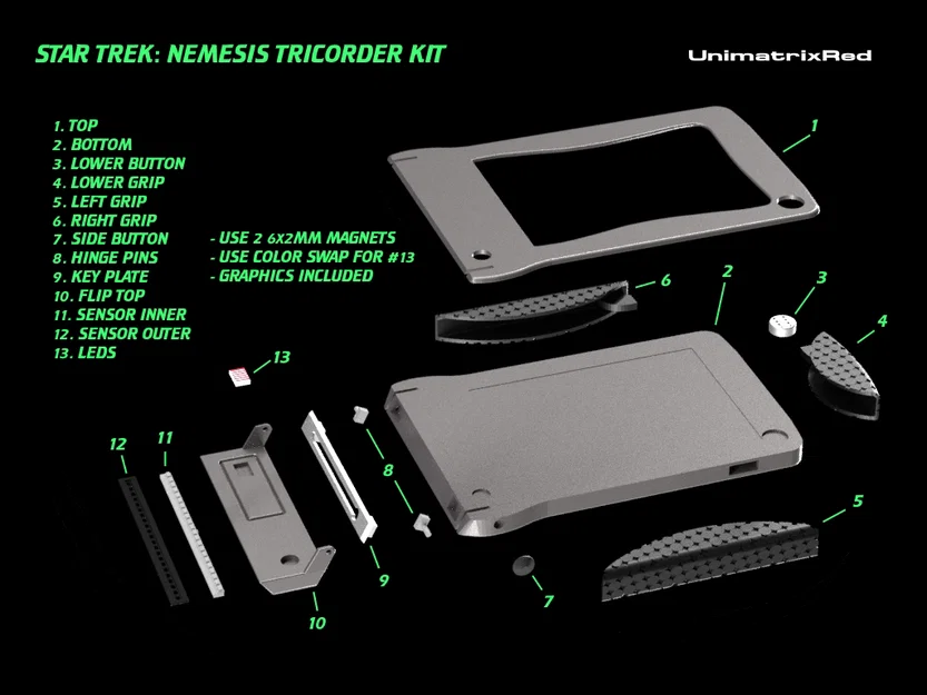 Mô hình Star Trek: Nemesis Tricorder - Image 2
