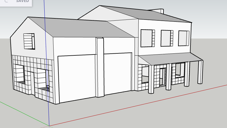 Mô hình nhà hiện đại có gara tỉ lệ N (N scale) cực chi tiết cho sa bàn - Image 1