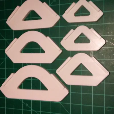 Bộ 7 Khuôn Router Tạo Góc Bo Tròn (Corner Radius Jig) Cho Làm Mộc