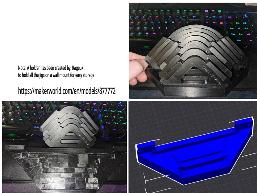 Bộ 7 Khuôn Router Tạo Góc Bo Tròn (Corner Radius Jig) Cho Làm Mộc - Image 9