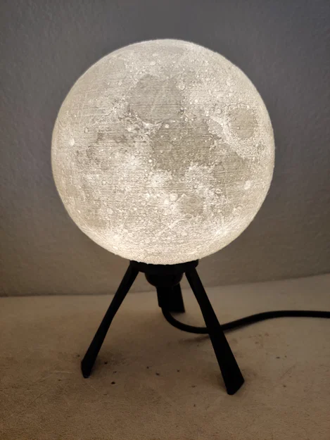 Remix đèn mặt trăng (Moon Lamp) cho máy in Prusa Mini - Image 1