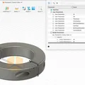 Vòng kẹp trục Parametric Clamp Collar - Tùy chỉnh linh hoạt trên Fusion 360 - Thumbnail 1