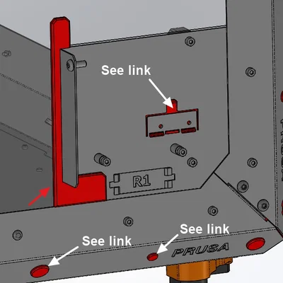 #0151 Nắp Che Lỗ Cáp PSU [BLANK] - Cho Original Prusa Enclosure (OPE)