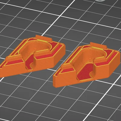 Nắp che khe đi dây góc đáy phía sau #0153