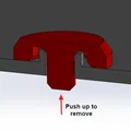 #0154 Nút bịt lỗ tấm đáy ren - Cho Original Prusa Enclosure (OPE) - Thumbnail 2