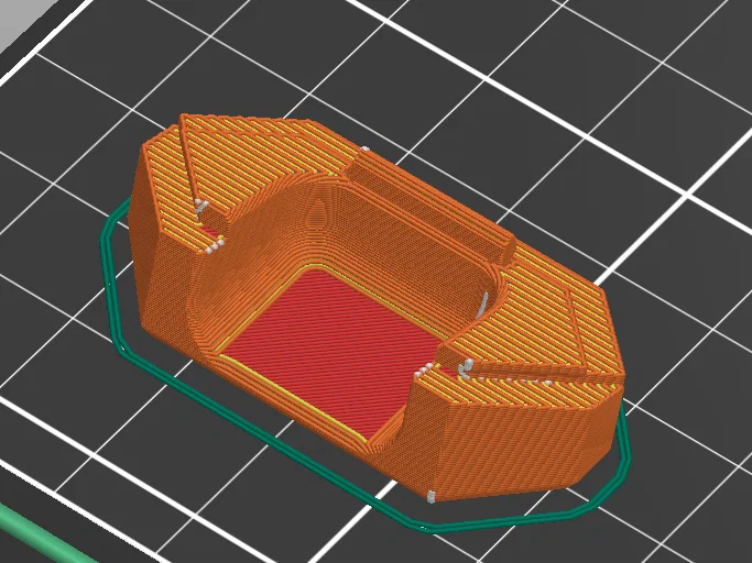 Nắp che lỗ thoát cáp LCD #0135 cho Original Prusa Enclosure (OPE) - Image 11