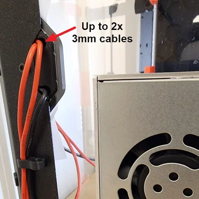 #0143 Nắp đậy lỗ luồn cáp - Tối đa 4 cáp, Original Prusa Enclosure (OPE)